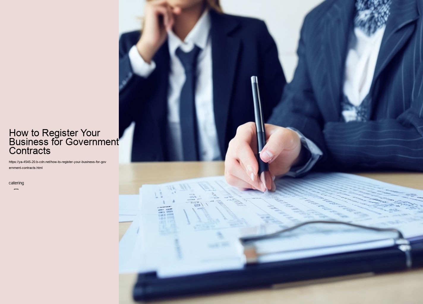 How to Register Your Business for Government Contracts